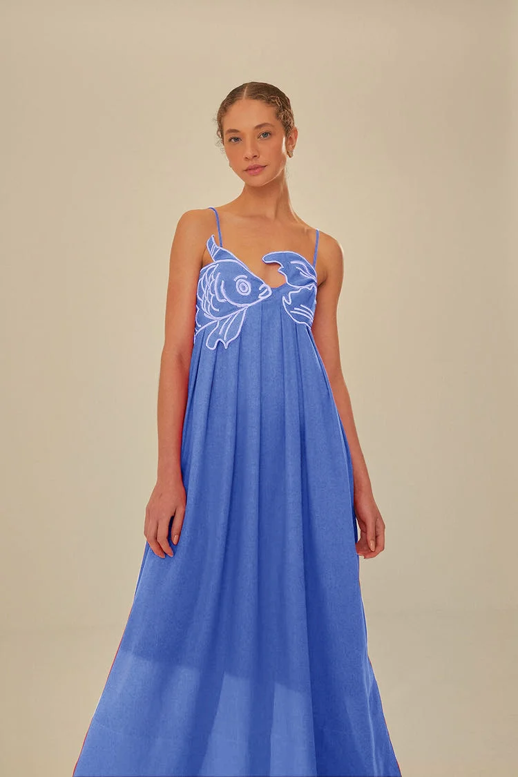 strapless open back dress Banned - Mina Romantic Roses Swing Flare Dress - S main image 0