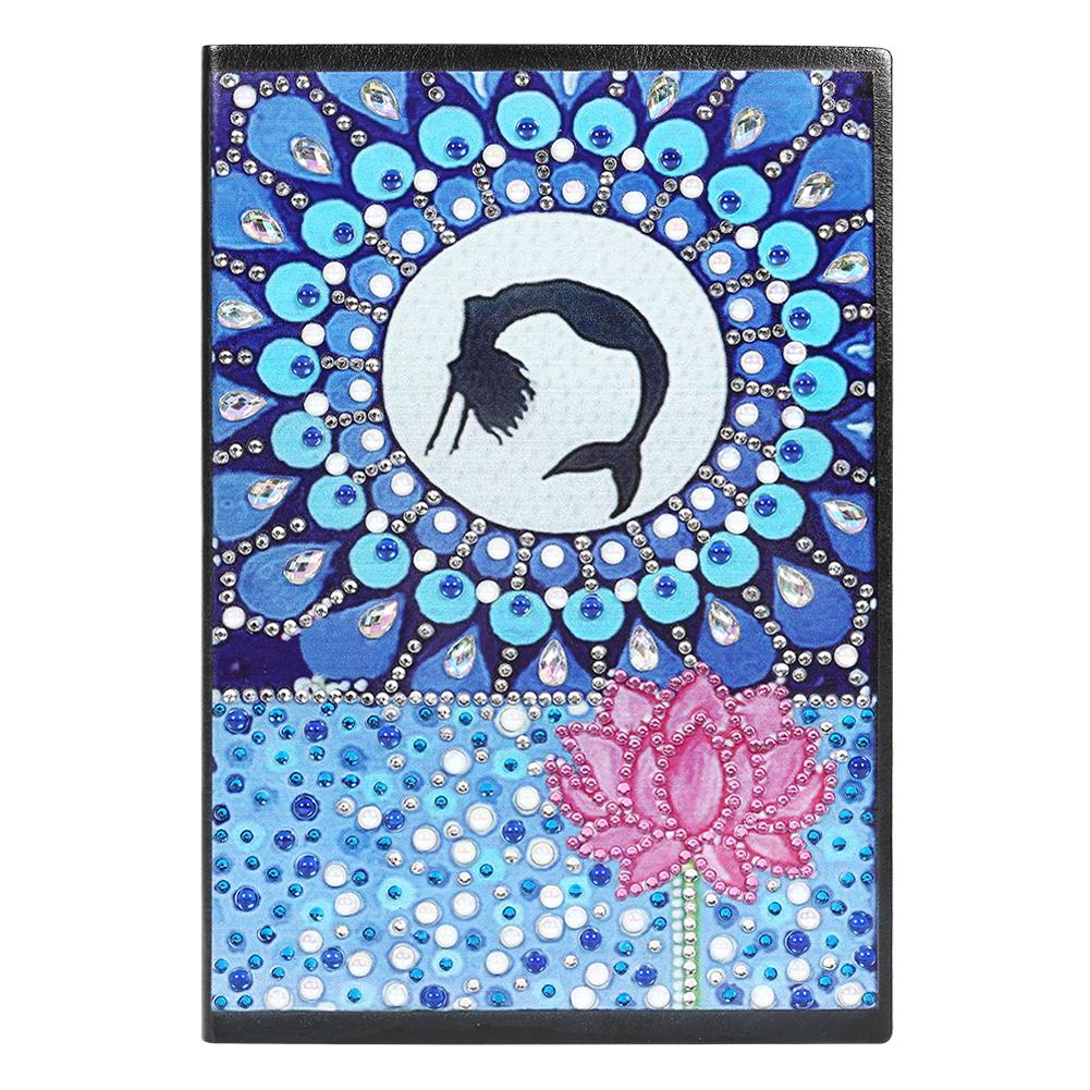 

Fish Tail-DIY Creative Diamond 60 Pages A5 Notebook, 501 Original