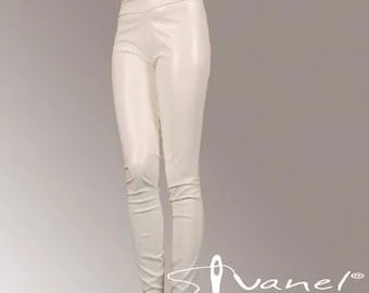 Pornhint White leather leggings, Black Leather Leggings, Long leggings, Street leggings, Casual women leggings, Eco leather, leatherette leggings