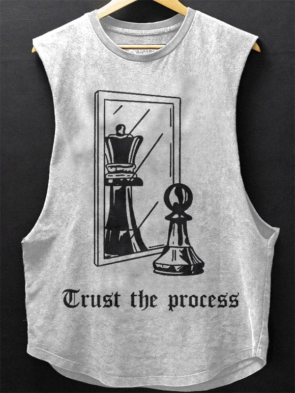 Men's Crust The Process Art Print Cotton Tank Top