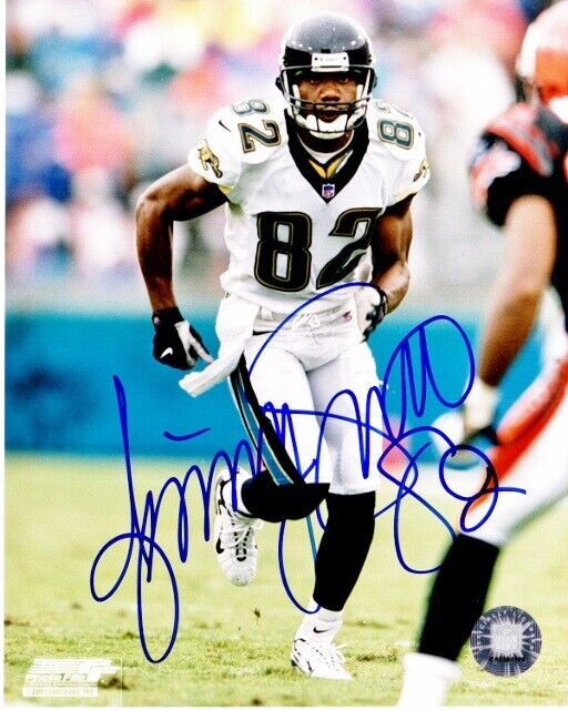 Jimmy Smith Signed Autographed Jacksonville Jaguars Jags 8x10 inch Photo Poster painting + COA