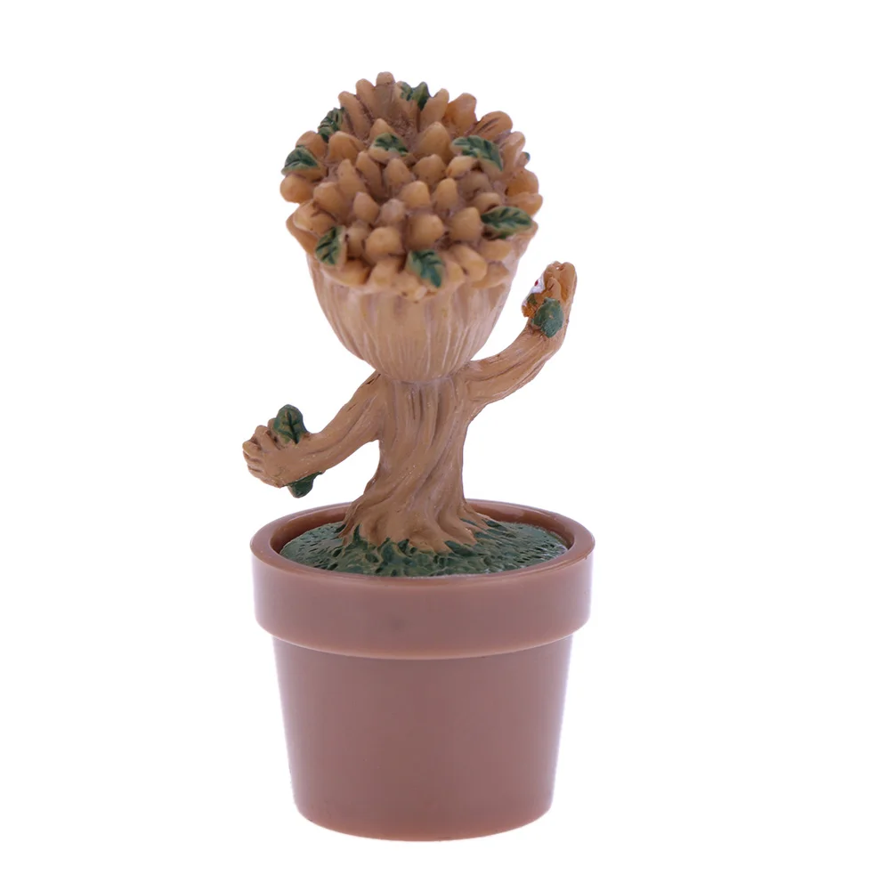 Baby Action Mini Flowerpot Tree Man Figure Toys (Flower Tree Elf Coffee Pot
