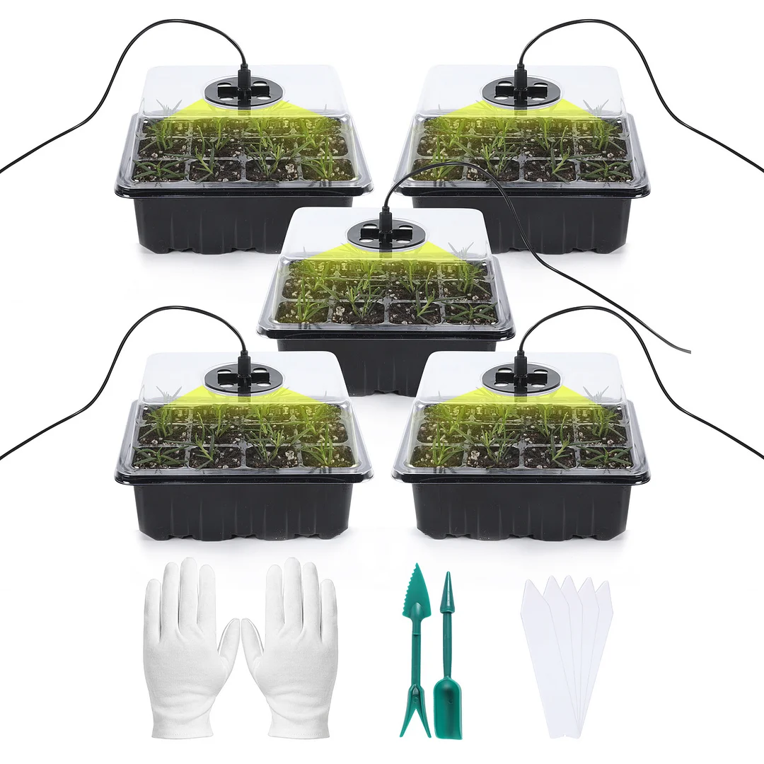 Seedling Tray Kit with Dome and Light | IFYHOME