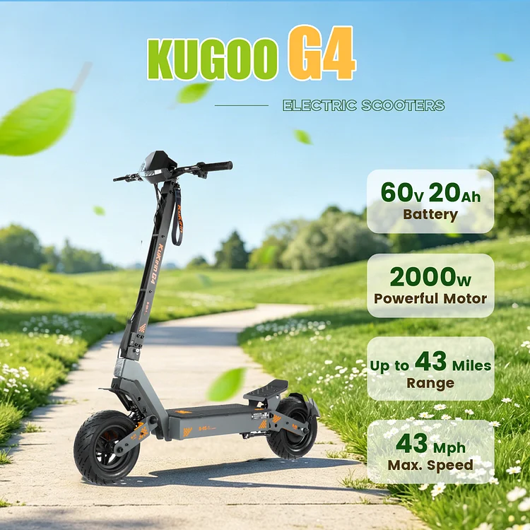 KUKIRIN G4 Electric Scooter | 2000W Powerful Motor All-terrain Scooter