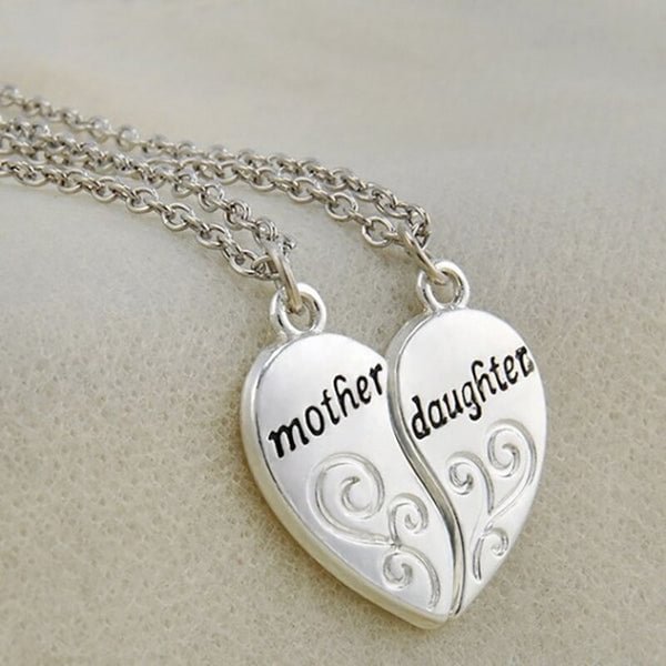 （🎁Gift For Mom）Mother + Daughter Pendant Necklace