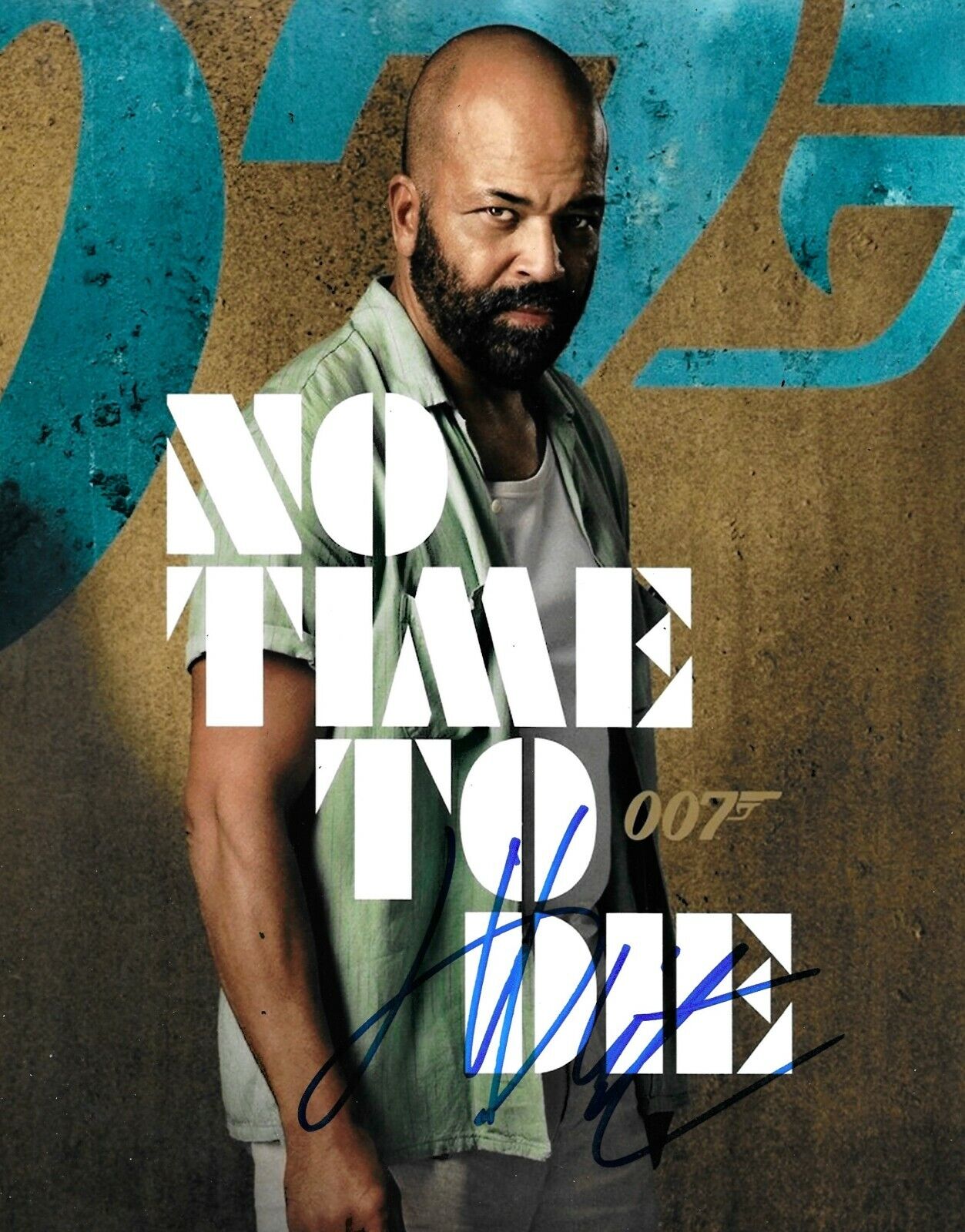 Jeffrey Wright Signed No Time To Die 10x8 Photo Poster painting AFTAL