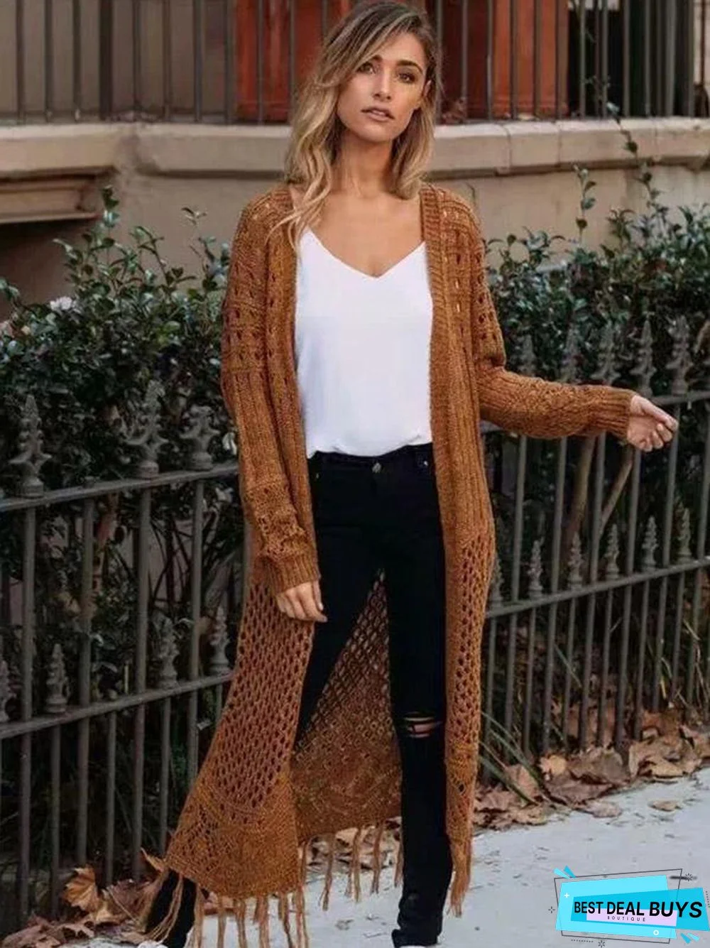 Fashion 2 Colors Sweater Cardigans Tops