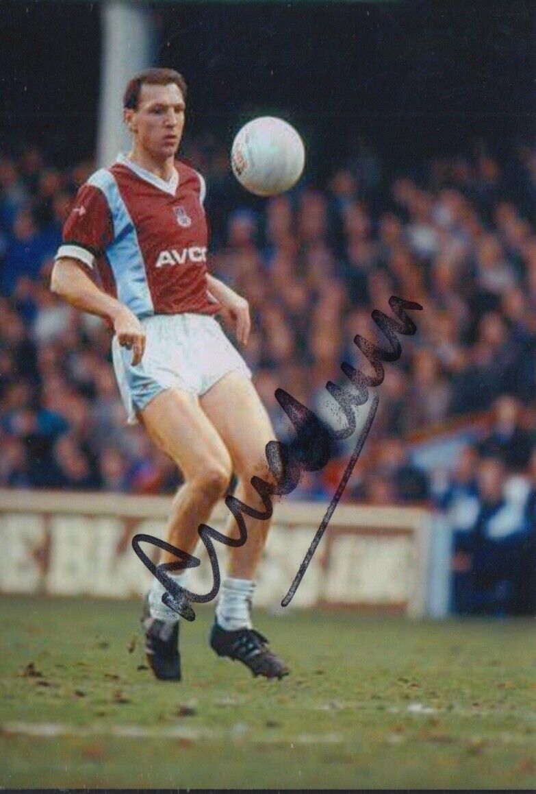 ALVIN MARTIN HAND SIGNED 6X4 Photo Poster painting WEST HAM UNITED FOOTBALL AUTOGRAPH 1