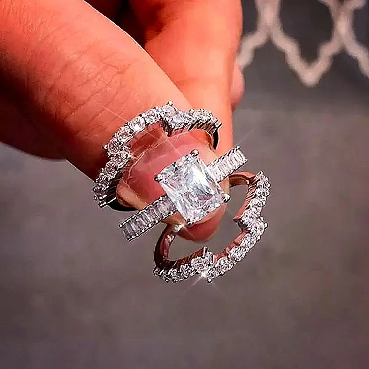 Full Diamond Combination Ring-VESSFUL