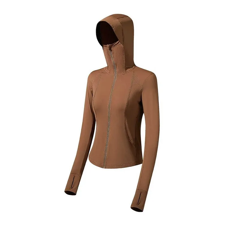 Women's Lightweight Hooded Jacket with UPF Sun Protection for Outdoor