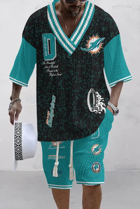 Miami Dolphins Limited Edition Top And Shorts Two-Piece Suits