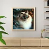 Christmas Cat - 11CT Stamped Cross Stitch 45*45cm/17.72*17.72in