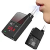 Personal Portable Alcohol Breathalyzer Tester with Digital LCD Display Handheld Alcohol Breathalyzer Tester Type-C Powered 300mAh Battery for Personal Home and Party Outdoors Indoors