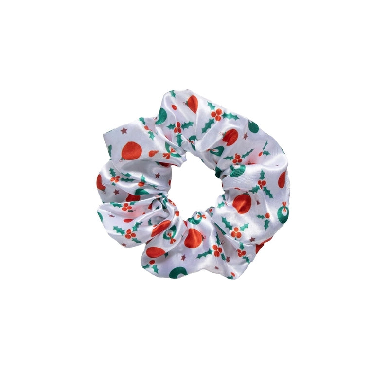 Christmas Minimalist Women’s Christmas Hat Christmas Tree Flakes Hair Tie