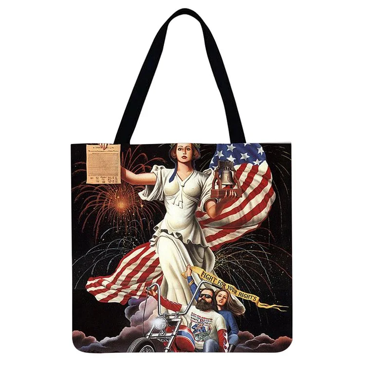 American Independence Day linen bag-Annaletters