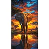 Elephant - Diamond Painting - Full Round Drill (Canvas|40*70cm)