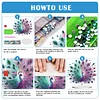 (US Only)Acrylic 2D Flat Peacock DIY Diamond Painting Desktop Ornaments Kit for Decor