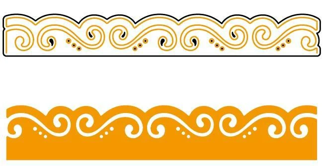 Lace wave Metal Cutting Dies Paper Cut Card Making Template for DIY Scrapbooking Decorative Craft Mold stamp and dies