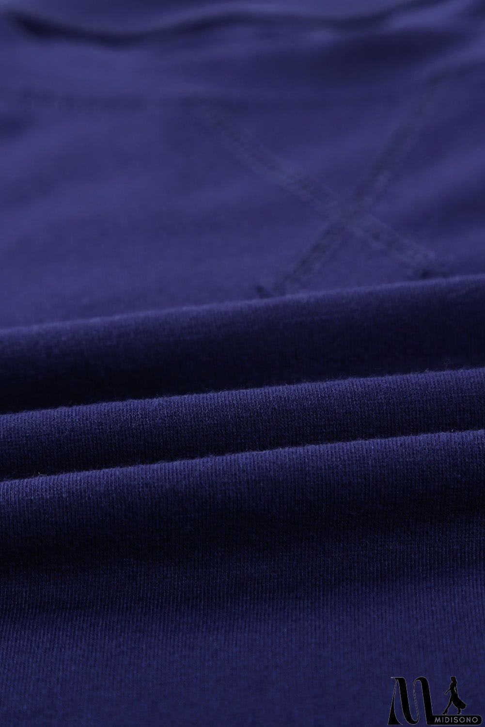 MidiSono - Solid Color Crew Neck Tank