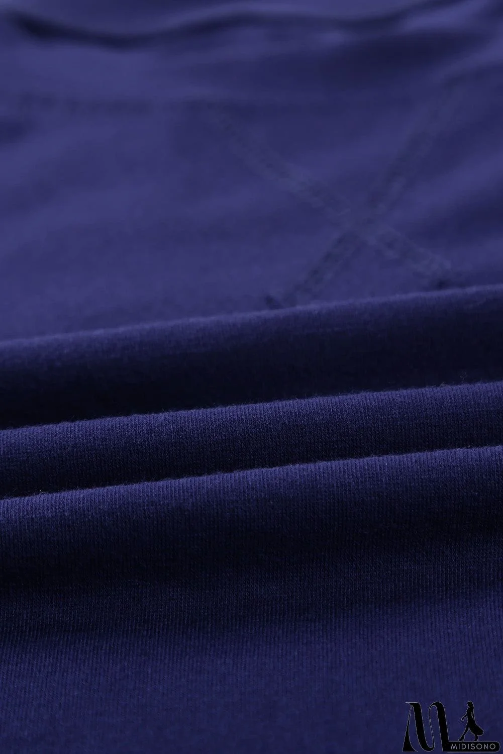 MidiSono - Solid Color Crew Neck Tank