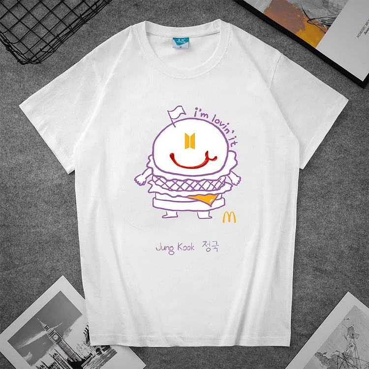 방탄소년단 MCDONALDS Creative T-shirt