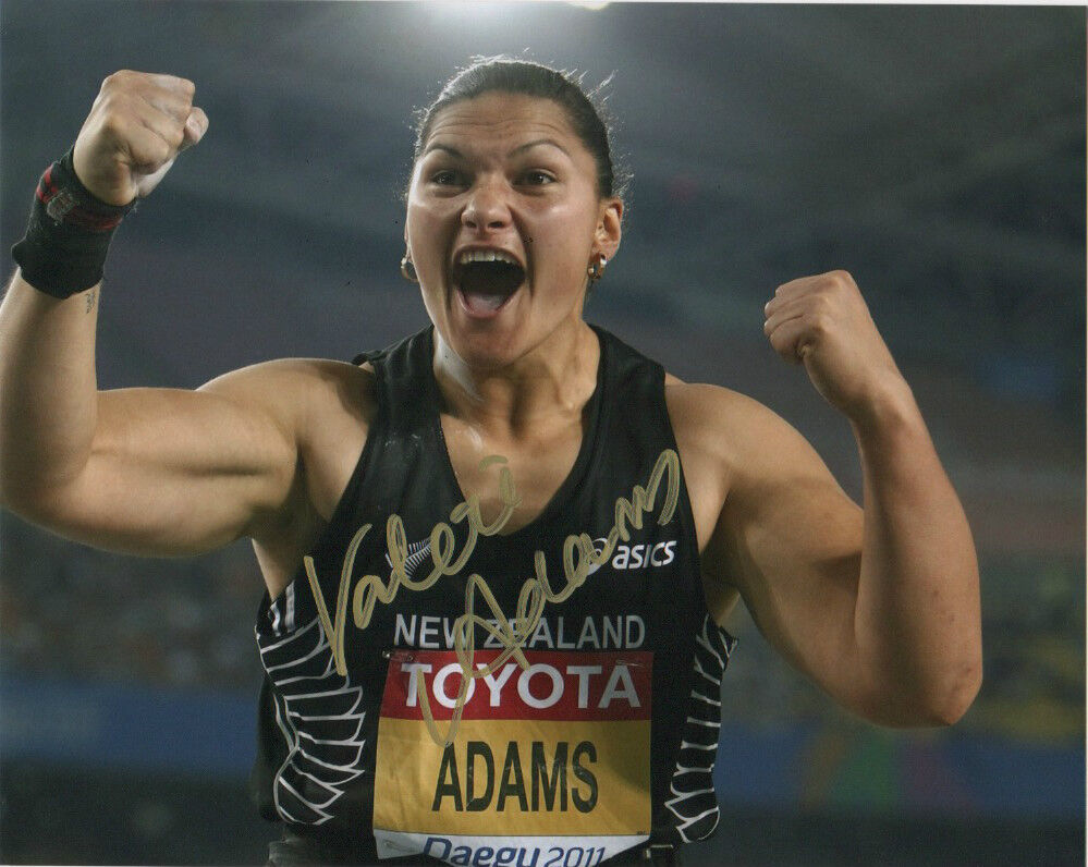 New Zealand Valerie Adams Autographed Signed 8x10 Photo Poster painting COA B