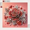 Diamond Painting-DIY Crystal Rhinestone Rose