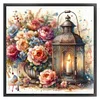 (Counted/Stamped) Flower Candle Lights-11CT Cross Stitch 40*40cm/15.75*15.75in
