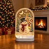 DIY Diamond Art LED Night Light &ndash; Light-Up Table Decor, Double-Sided Printed DIY Crystal Pearl Painting Decoration for Christmas & Holiday Gifts