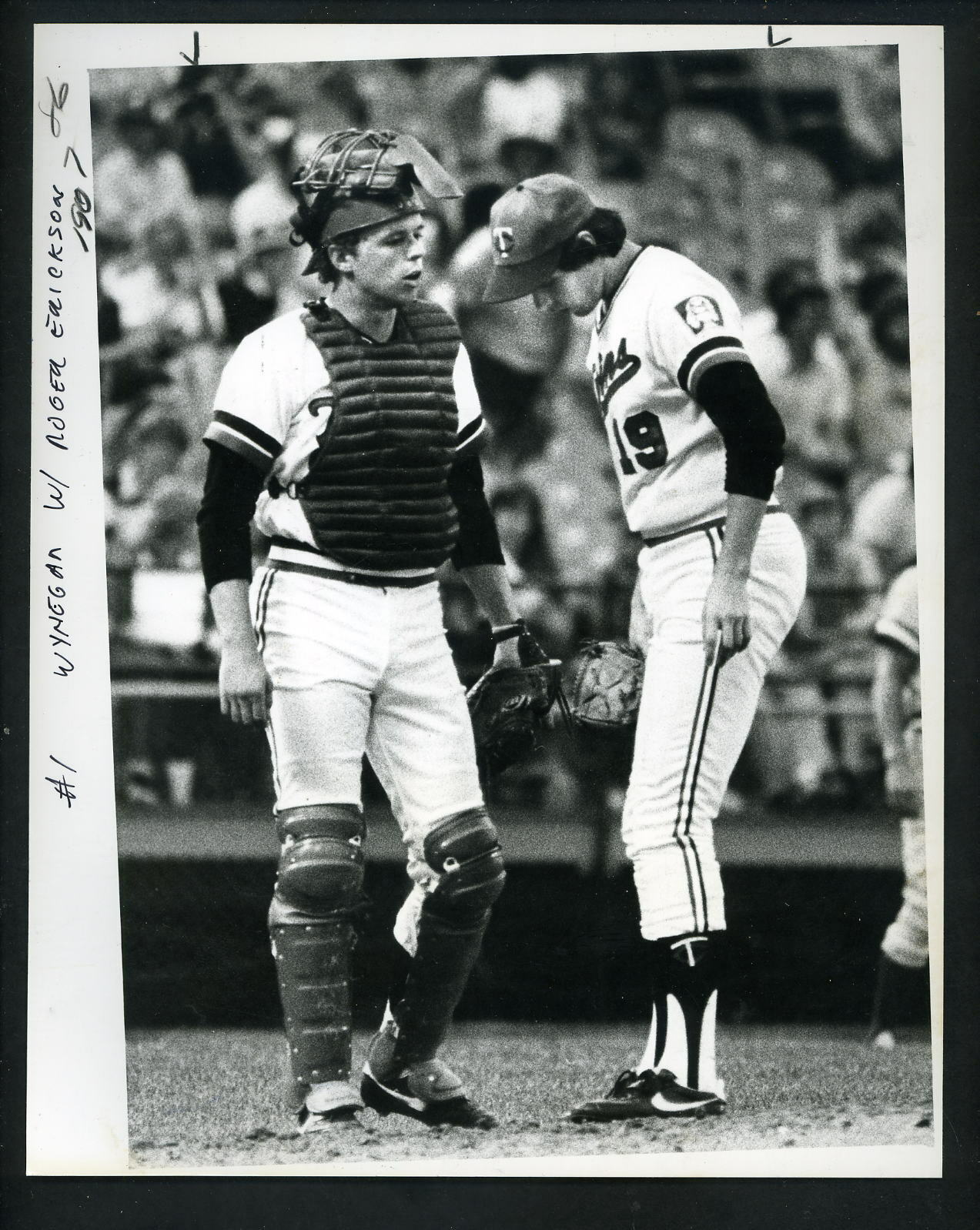 Butch Wynegar & Roger Erickson 1980 Press Original Photo Poster painting Minnesota Twins