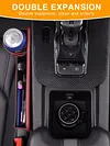 Car Seat  Organizer Leather Side Storage Box Car Seat Side Drink Phone Holder