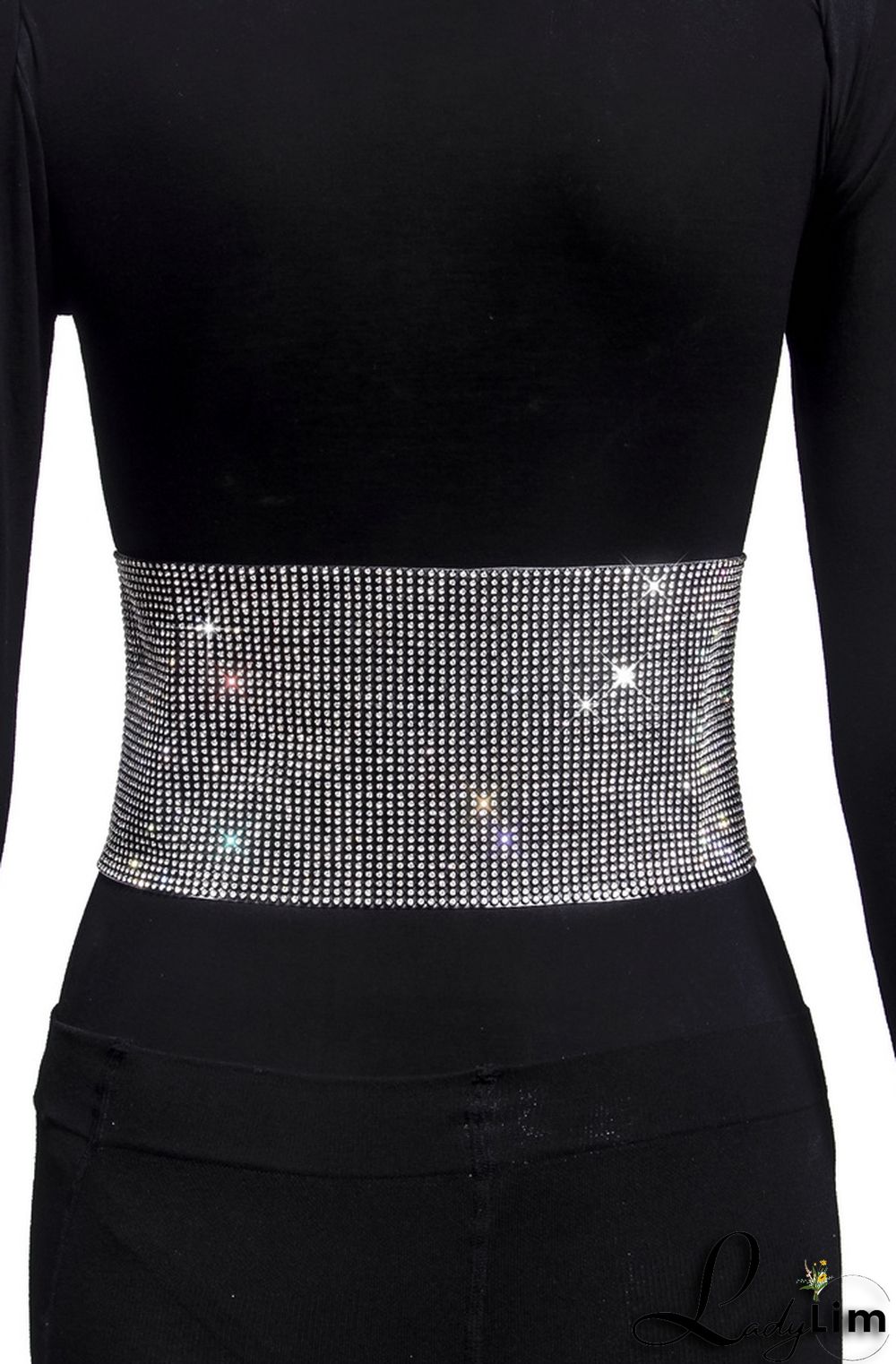 Fashion Beaded Lace-Up Waist Belt