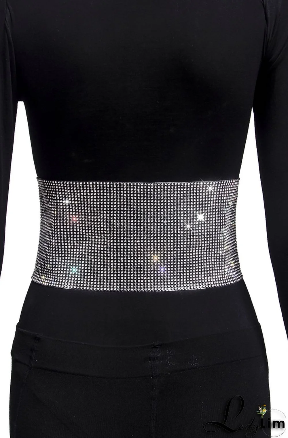 Fashion Beaded Lace-Up Waist Belt