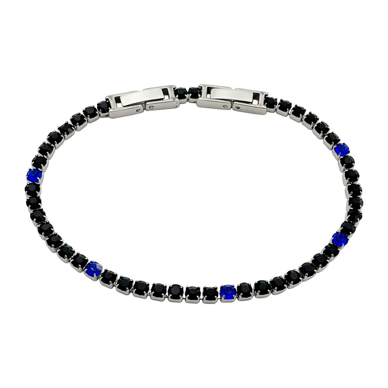 Casual Minimalist Square 304 Stainless Steel Inlay Zircon Women's Bracelets