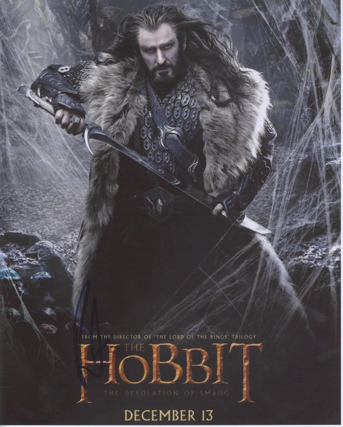 Richard Armitage Signed Autographed 8x10 Photo Poster painting The Hobbit Robin Hood COA VD