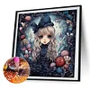 uk.everydayedeals (Limited Stock)Diamond Painting - Round AB Drills - Little Girl(45*45cm)