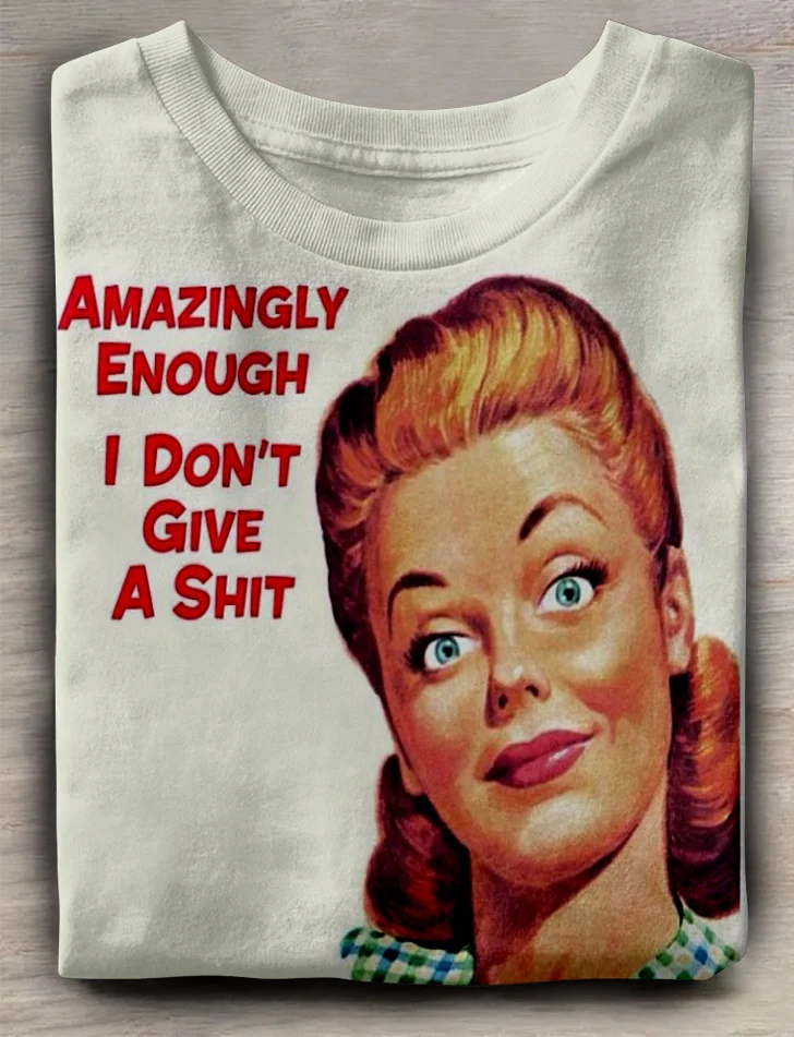 Eagerlys  I Don't Give A Shit T-shirt Eagerlys