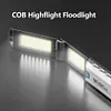 XPE COB LED Work Light Rechargeable Handheld Flashlight Magnetic Inspection Lamp