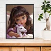 Diamond Painting -DIY Full Square Drill Pet Girl Character(45x55cm)