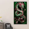 (40*70cm)Dragon - Round Partial AB Drill Diamond Painting