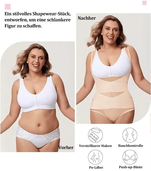 🎁Shapewear-Bodysuit mit hoher Taille &ndash; Formen Sie Ihre Traumkurven🔥
