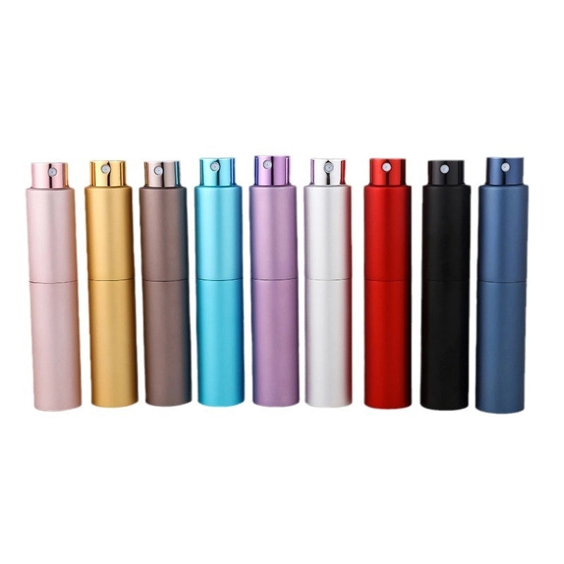 81020ml Rotary Perfume Bottling Cosmetic Portable Liquid Spray Bottling Travel Glass Press Bottle