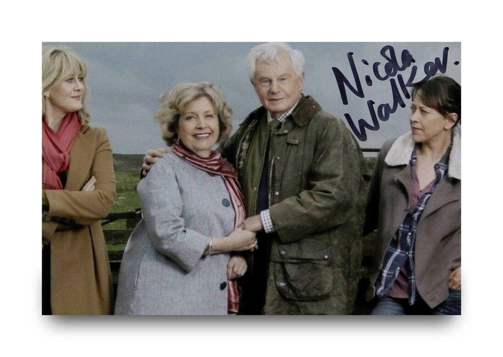 Nicola Walker Signed 6x4 Photo Poster painting Last Tango In Halifax Gillian Autograph + COA