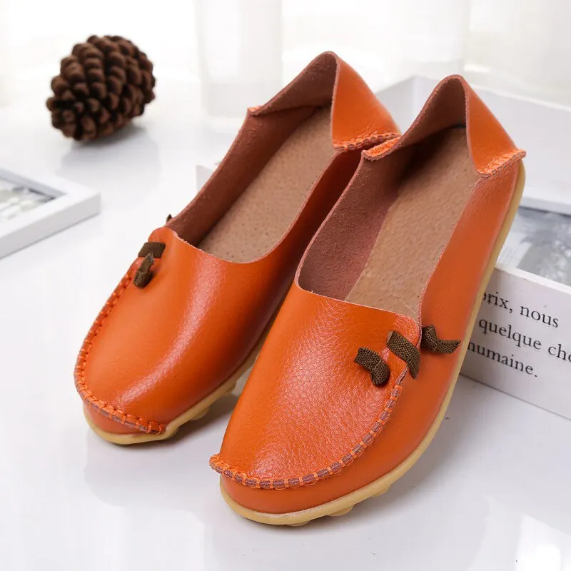 New Fashion Women Flat Shoes Round Head High Quality Mother Shoes Ballet Comfortable Candy Colors Ladies Footwear Zapatos Mujer