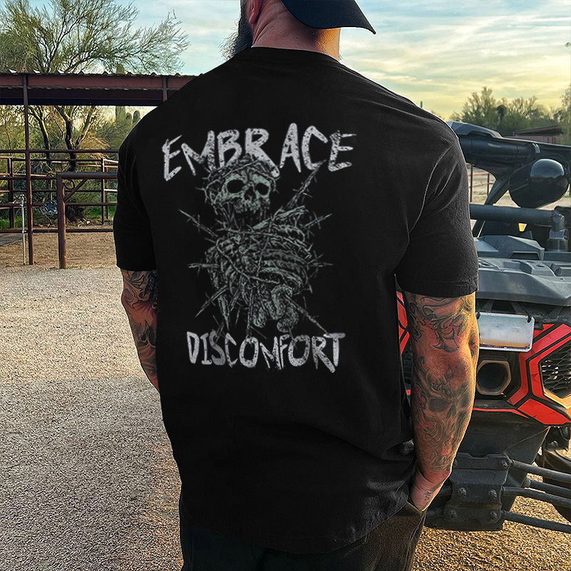 Livereid Embrace Discomfort Printed Men's T-shirt - Livereid