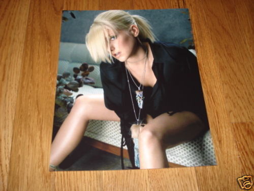 Jeanette Biedermann Sexy Live Promo 8x10 Color Photo Poster painting