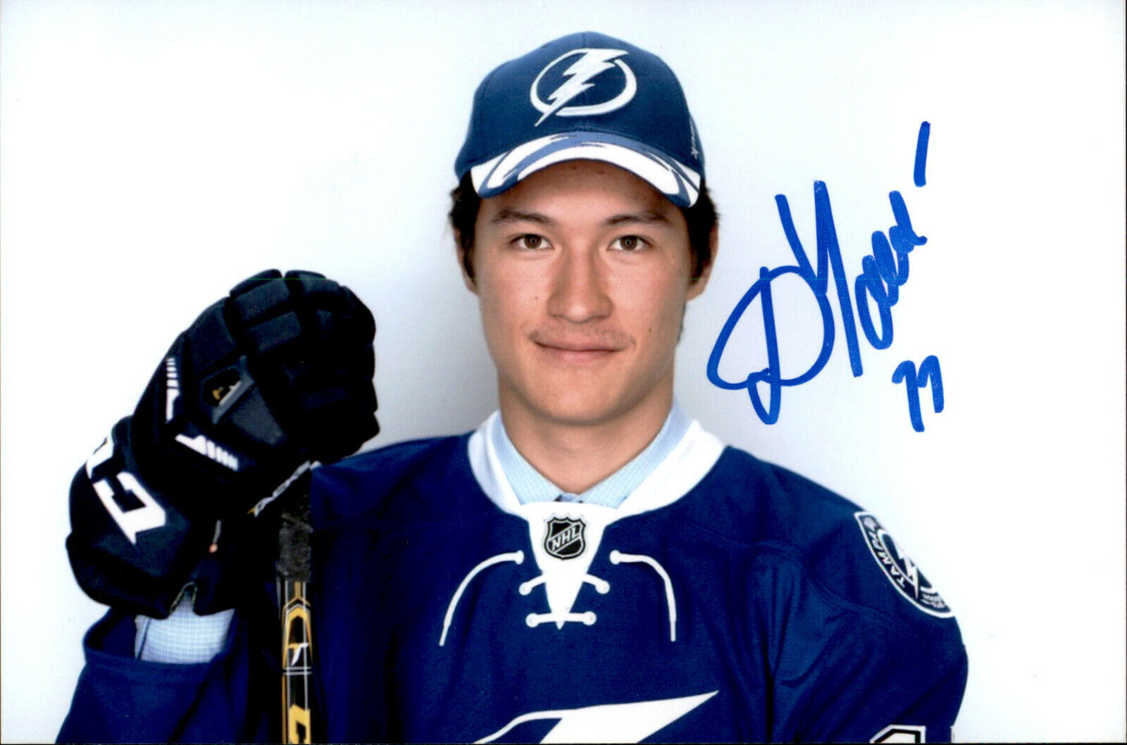 Dennis Yan SIGNED 4x6 Photo Poster painting TAMPA BAY LIGHTNING #3