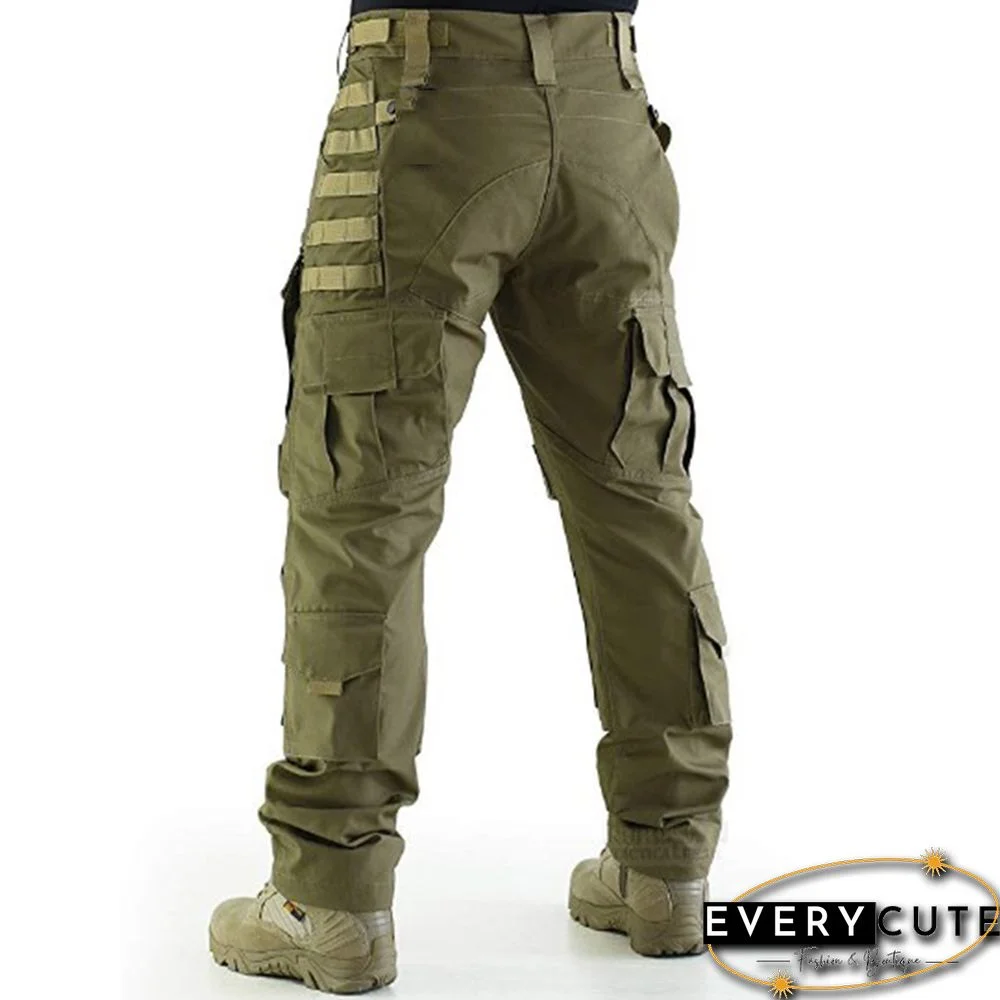 Men's Fashion Solid Color Outdoor Tactical Trousers