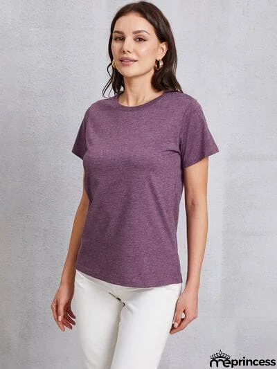 Round Neck Short Sleeve T-Shirt
