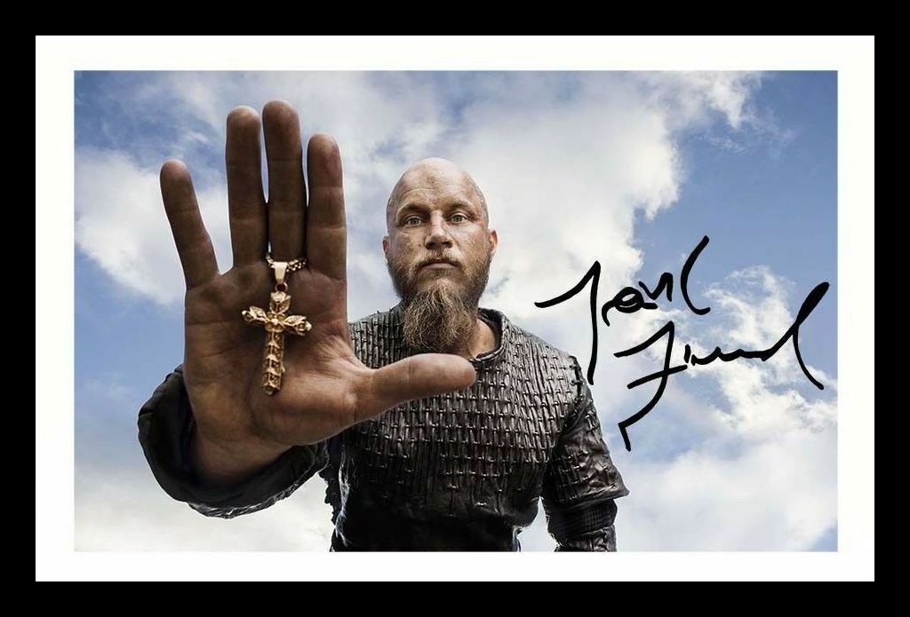 Travis Fimmel - Vikings Autograph Signed & Framed Photo Poster painting